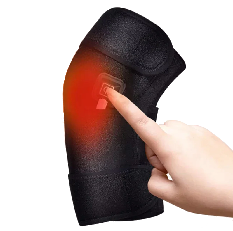 Electric knee massage support